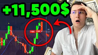 TOOK A CHANCE From $1000 to $11,500 PER HOUR | BINARY OPTIONS STRATEGY 98% | Pocket Option Tutorial