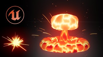 Stylized nuclear explosion | Realtime VFX | UE5