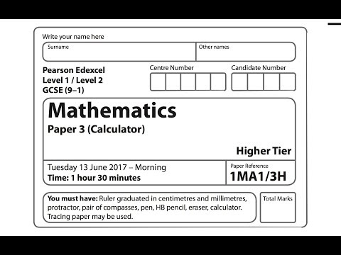 Maths Edexcel GCSE
