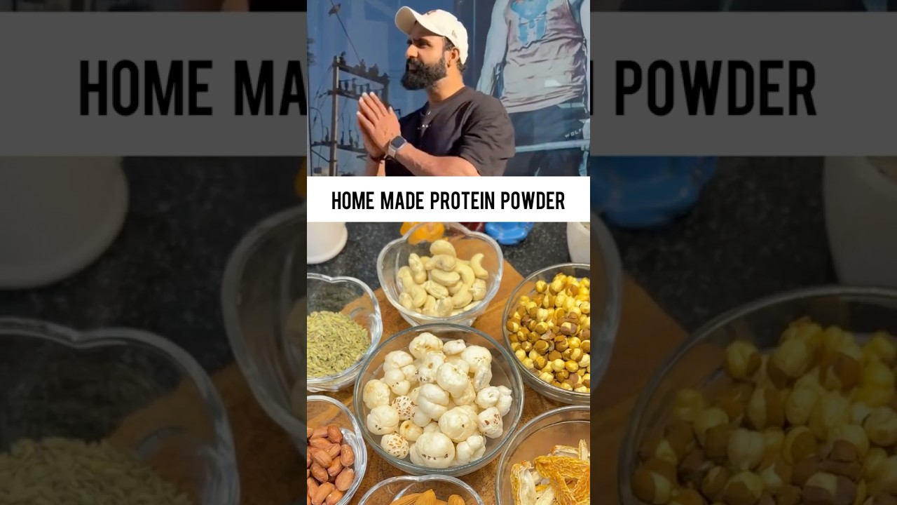 Home Made Protein Powder #proteinrich #recipe #trending #indianfood #breakfast #proteinpowder #whey