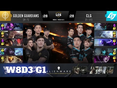 Golden Guardians vs CLG | Week 8 Day 3 S10 LCS Summer 2020 | GG vs CLG W8D3