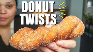 Homemade Soft Donut TWISTS Recipe