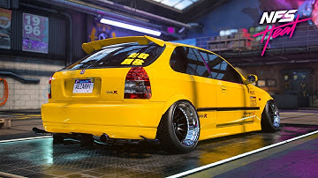 Need For Speed Heat - 1700HP+ Honda Civic Type R EK9 Customization | Max Build 400+