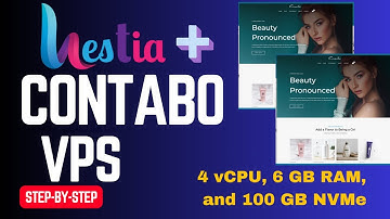 Hestia Panel installation on Contabo VPS, 4 vCPU, 6 GB RAM, and 100 GB NVMe. LINK BELOW 👇