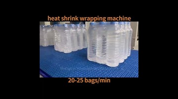 mineral water,beverage PE heat shrink wrapping machine #packingmachine #packagingmachine #factory