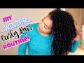 My Winter Curly Hair Routine! | Super Moisturized Wash & Go