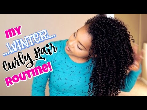My Winter Curly Hair Routine! | Super Moisturized Wash & Go - YouTube