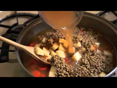 Episode 1 German Lentil Soup (Happy Herbivore Abroad)