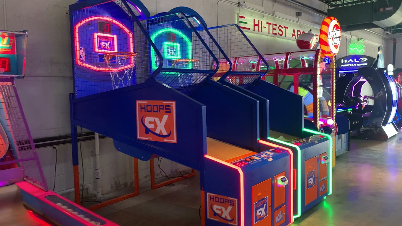 Lane Master, Skee-Ball, and Hoops FX at Valleyfair's Hi-Test Arcade -  YouTube