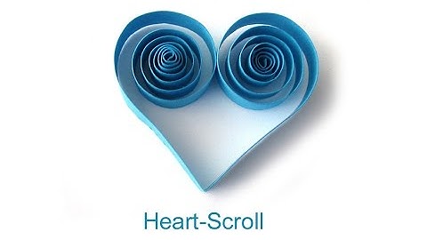 How to make: HEART-SCROLL (F-304)