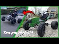 40HP Toy tractor build part 4 - First testdrives & bodywork