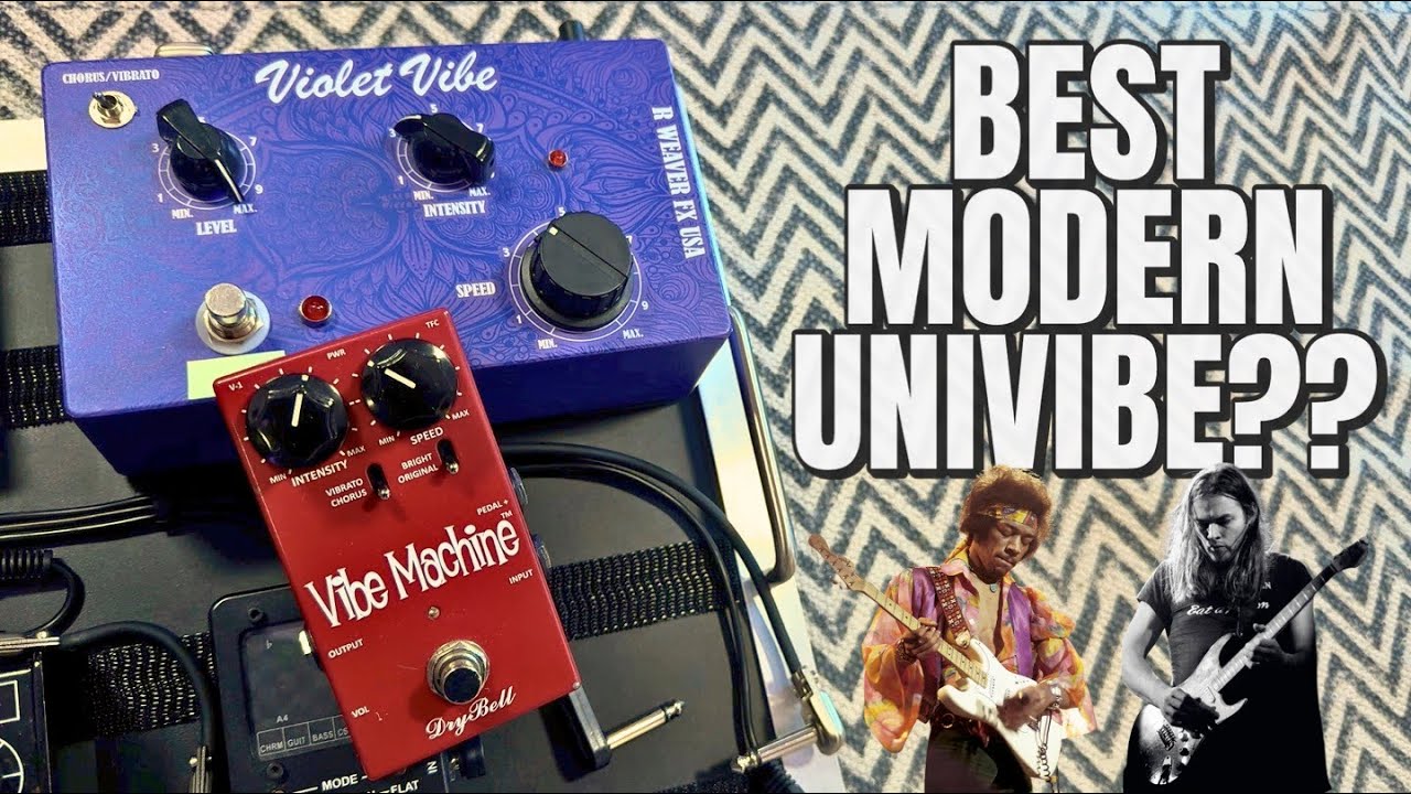 Сравнительный тест Univibe: R Weaver FX Violet Vibe против Drybell Vibe Machine V1