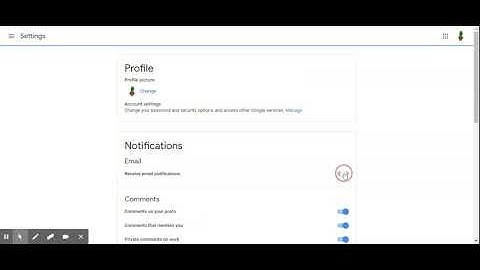 How to change Google Classroom settings for email notifications