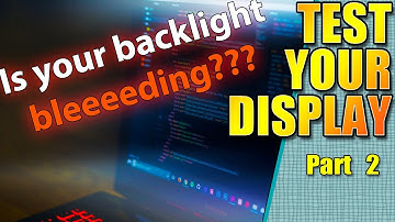 Backlight bleeding of LCD display test v2.0 | Test your display | #2