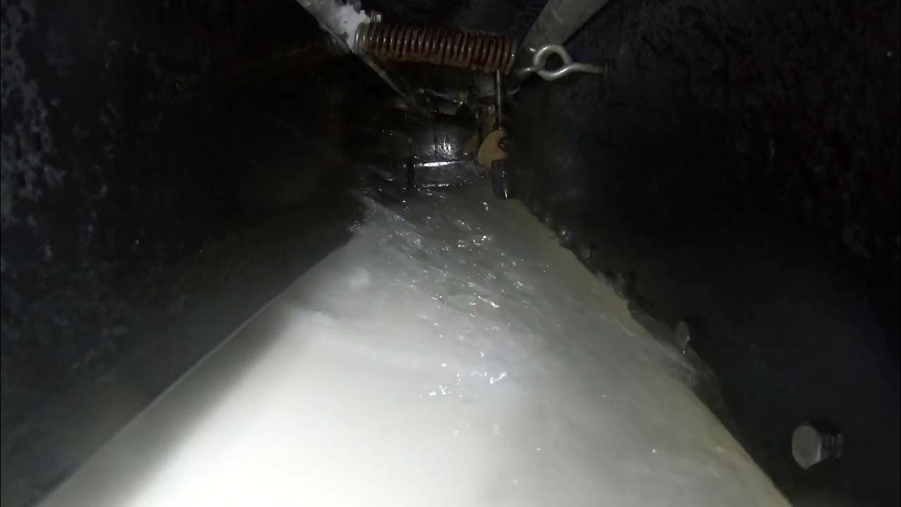 Inside Look Zamboni Wash Water Compartment YouTube