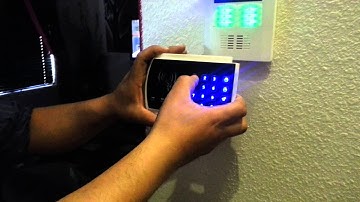 Wireless password keypad alarm system 433 MHz.