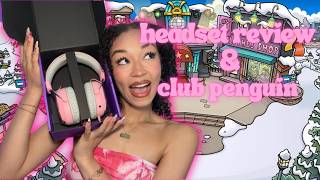 using the best headset to play club penguin - (FIFINE Ampligame H13) 