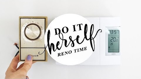 How To Replace an Analog Thermostat with Digital (Baseboard Electric Heaters) | DO IT HERSELF