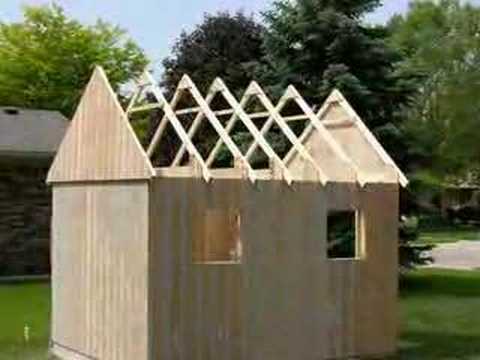 Building a Carriage House/Small barn/Shed - YouTube