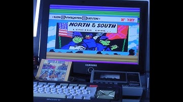 MSX Computer - Long LOAD of North & South from Tape