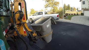 Labrie Automizer Garbage Truck GoPro Arm View