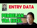 Entry Data Produk VBA Excel