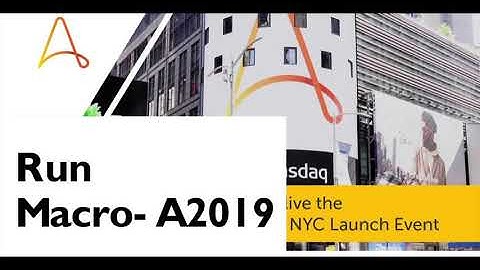 Run Excel Macro- A2019 Automation Anywhere