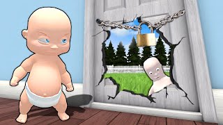 Baby Destroys EVERYTHING to Escape the House! - Who's Your Daddy 2 Multiplayer