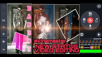 wonderful new different trending Status Editing video kinemaster making video Attitude status 2021