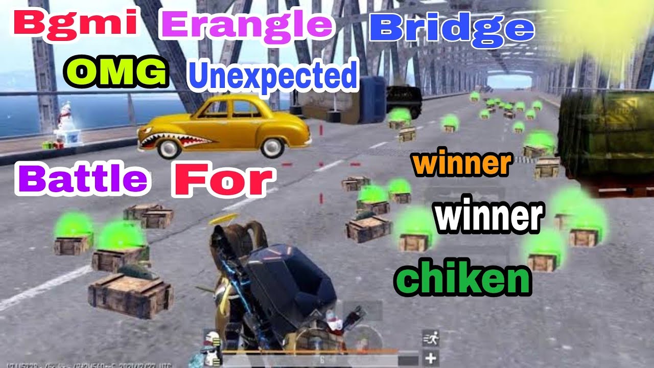 😝OMG☺️'Bgmi' 'Erangle' 'Bridge' 'Unexpected' 'Battle' 'For' 'Winner ...