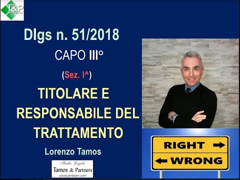 Titolare e responsabile