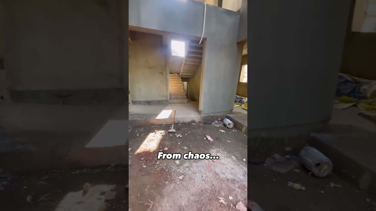 Before & After construction of a villa in goa.  