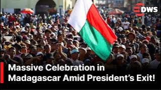 BREAKING NEWS: Madagascar Protesters Rejoice as President Leaves for France | AC1Z