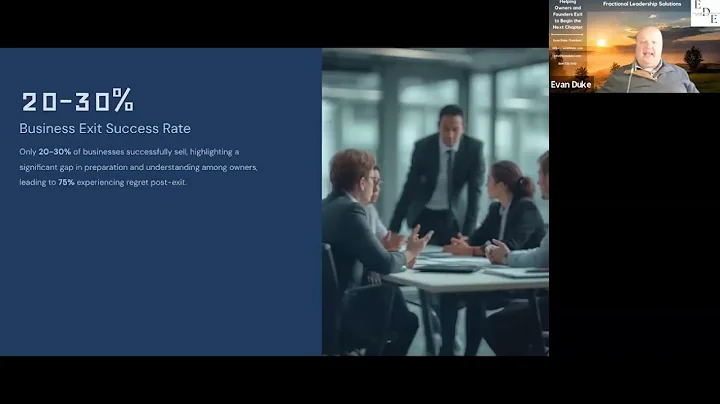 Why 70-75% of Business Owners Regret Selling Their Company