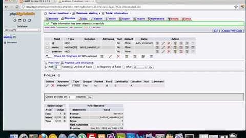 Building a CMS with PHP part 4 - Populating a database in phpmyadmin