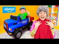 Adam and Mom Open the Adamzon Delivery Service