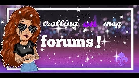 TROLLING ON MSP FORUMS!