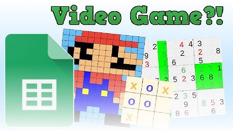 Can I Make A Video Game In Google Sheets?