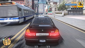 GTA III Remastered 2022: 4K Gameplay! Next-Gen Ray Tracing Graphics on RTX 3090 / GTA 5 PC MOD
