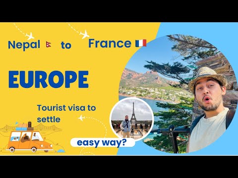 How To Settle In France In Tourist Visa?