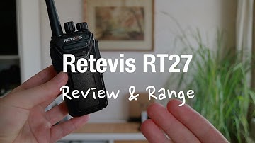 Retevis RT27 PMR446 Two Way Radio (Review and Range Test)