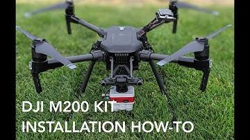 DJI Matrice 200 Integration Kit Installation