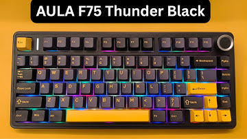AULA F75 Wireless Mechanical Keyboard Review & Unboxing 🔥 | Premium 75% with Graywood Switches!