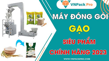 Máy đóng gói gạo cân định lượng tự động chính hãng | Siêu phẩm đóng gói 2023