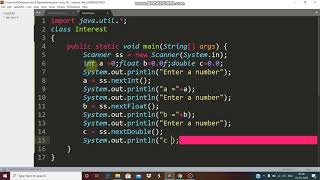 User Input With Scanner Class in Java