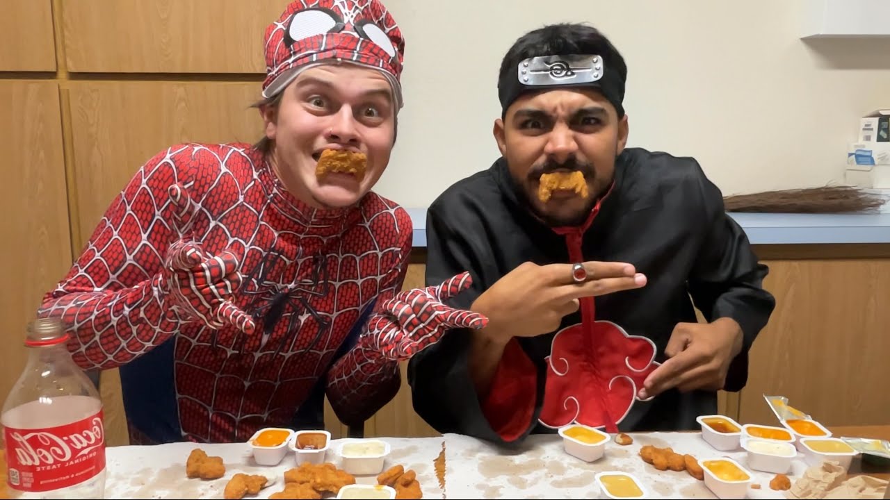 Two grown men cosplay with a spooky amount of meat!￼ (Halloween Special)