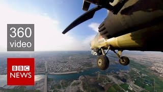 Mosul: Fight against ISIS from the sky in 360 video - BBC News