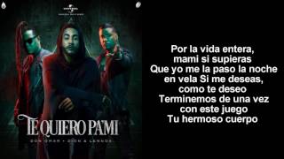 Don Omar Ft Zion y Lennox - Te Quiero Pa Mi (Video Lyric)