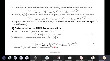 June 10 Class 12 Signals and Transforms : Chapter-3: Fourier Series