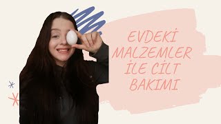 Evdeki Malzemeler İle Cilt Bakımı Yapalım ? Soda ile Tonik ?Yumurta   Maskesi ? #karantinaözel